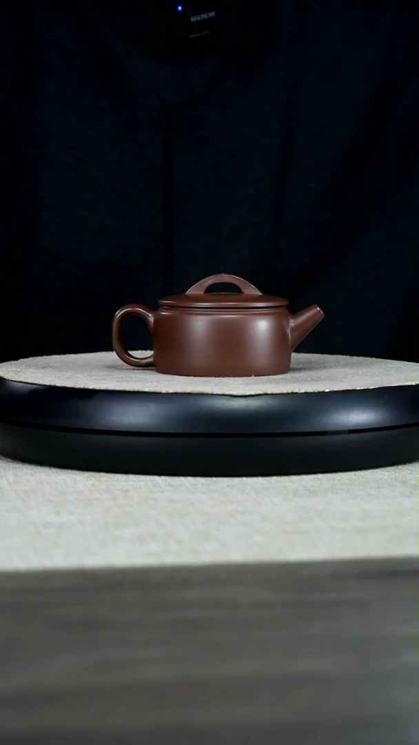 【闪购商品】紫泥茶壶某革老紫泥小汉瓦80CC