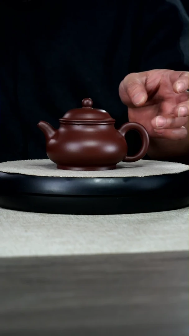 【闪购商品】紫泥茶壶薛祝云紫朱泥潘壶230CC