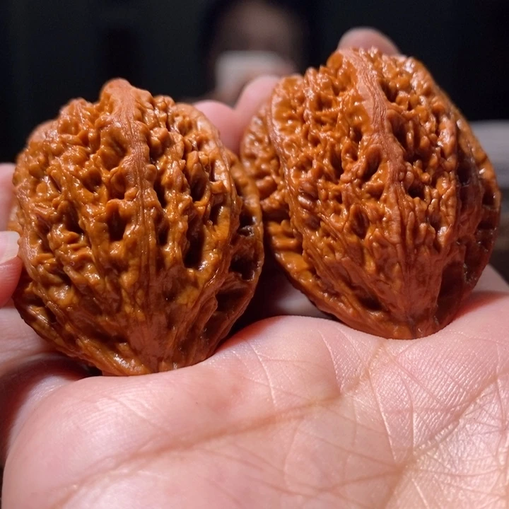 文玩核桃把件东北楸子36