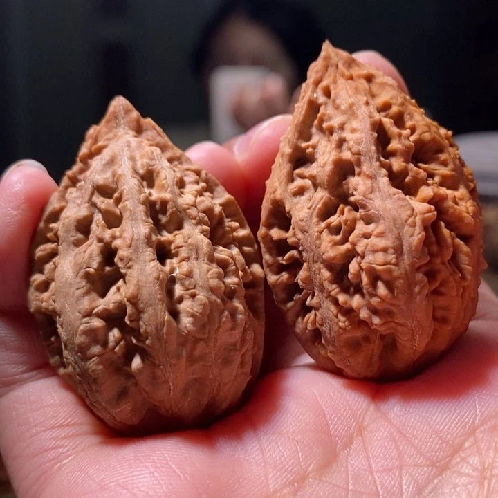 文玩核桃把件东北楸子 307