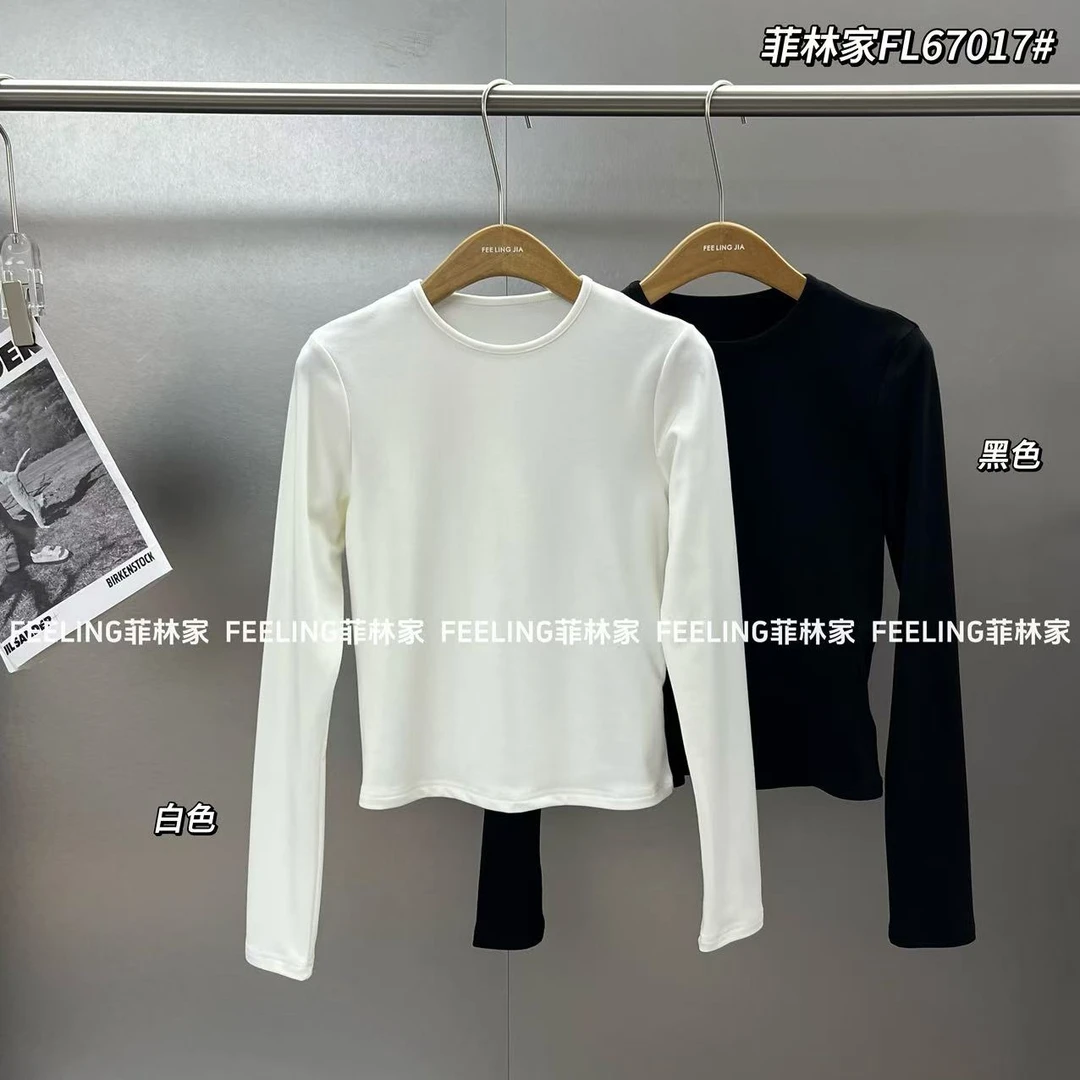 菲林家FL 67017【基础灵魂】 窄领磨毛长袖