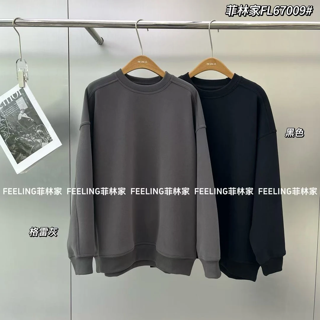 菲林家FL 67009【慵懒灰调】 男女同款加厚加绒卫衣