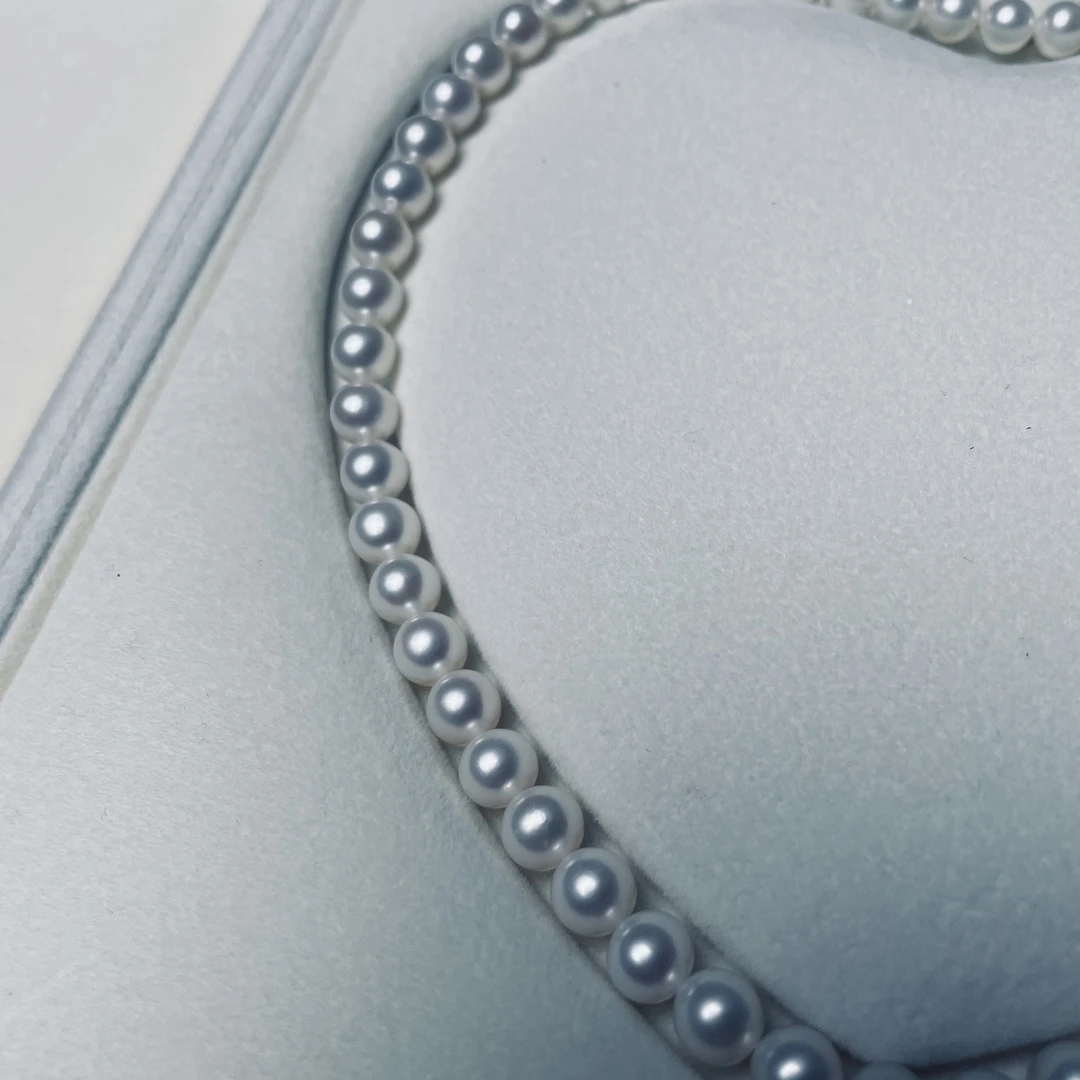 6.5-7.5天然淡水珍珠白色简约百搭仙女气质