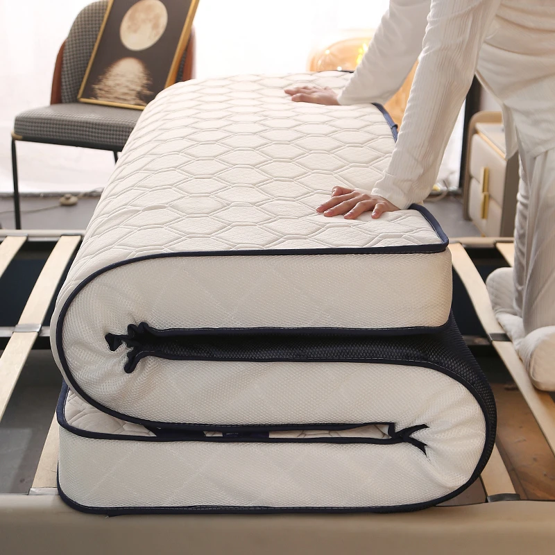 可定制乳胶榻榻米床垫折叠软护垫被宿舍单人家用炕记忆棉褥子海绵