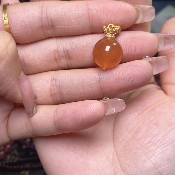 南红玛瑙配饰银S925镶嵌?****?