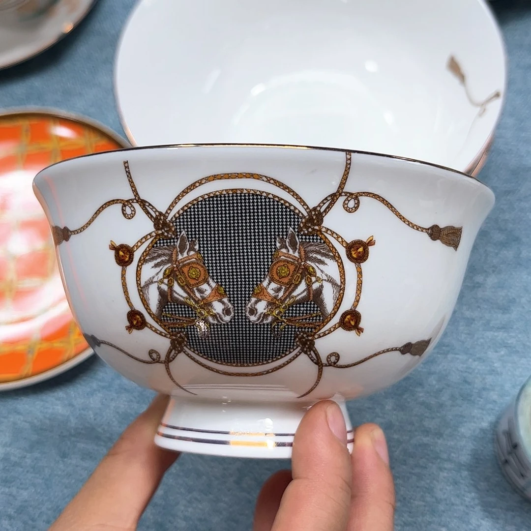 瓷片爱马五寸四个哇塞