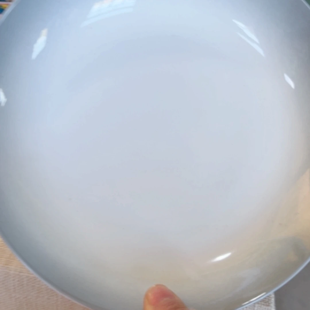 【闪购商品】骨瓷碗渐变八寸深盘4个瑕疵