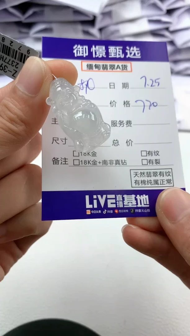 【闪购商品】翡翠颈饰未镶嵌65