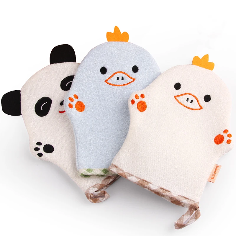 儿童搓澡巾搓泥神器宝宝婴儿无痛不伤皮肤手套绵洗澡巾