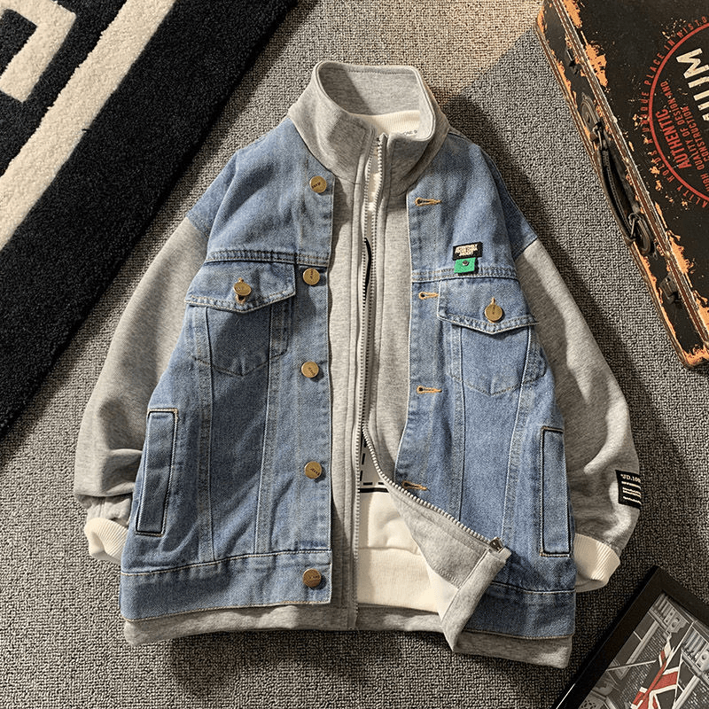 童装男童春装外套2024新款儿童春季中大童牛仔衣服男孩春秋款