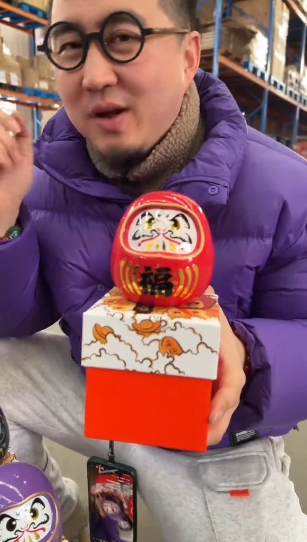 【闪购商品】陶瓷达摩蛋-福