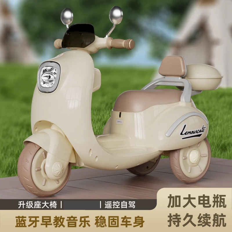 2024儿童电动摩托2-8岁充电款遥控驾驶强劲动力持久续航蓝牙早教
