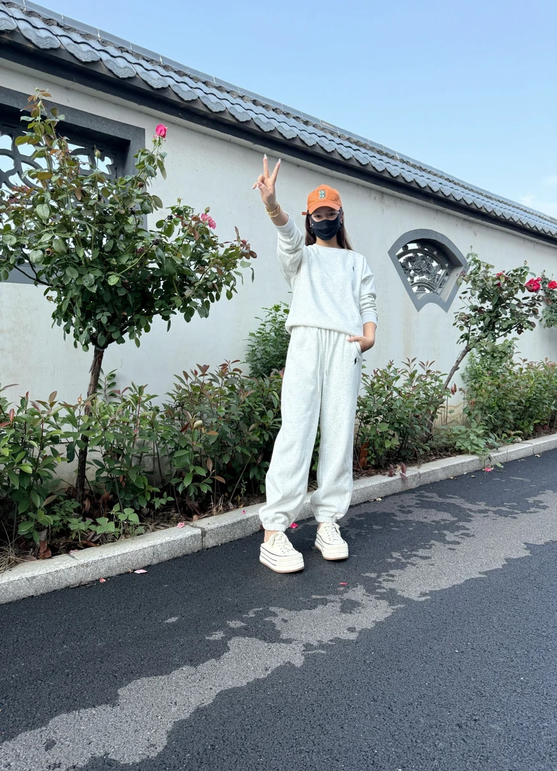 25冬款新款爆款加绒套装卫衣卫裤香蕉裤束脚裤保暖百搭时尚针织