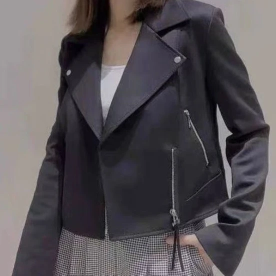 GIRDEAR/哥弟秋季痞帅舒适百搭机车夹克1400229