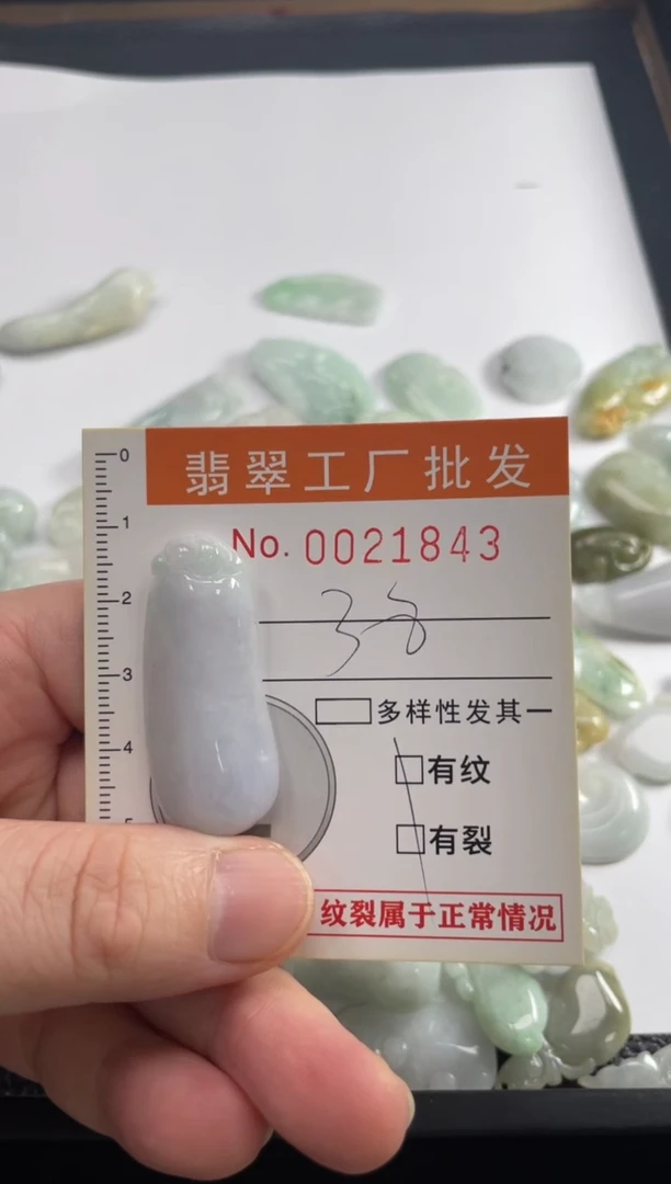 【闪购商品】翡翠颈饰未镶嵌扣头天然A货翡翠LL