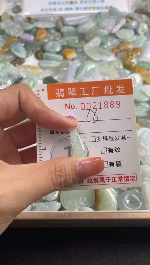 【闪购商品】翡翠颈饰未镶嵌扣头天然A货翡翠LL