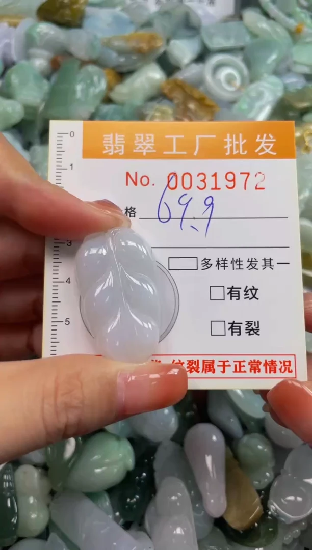 【闪购商品】翡翠颈饰未镶嵌扣头天然A货翡翠LL