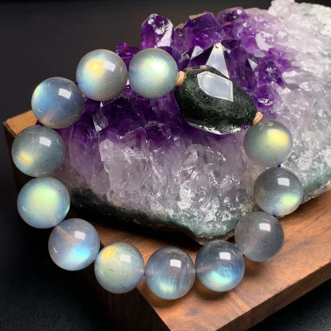 天然水晶彩宝手链手串DIY镶嵌1