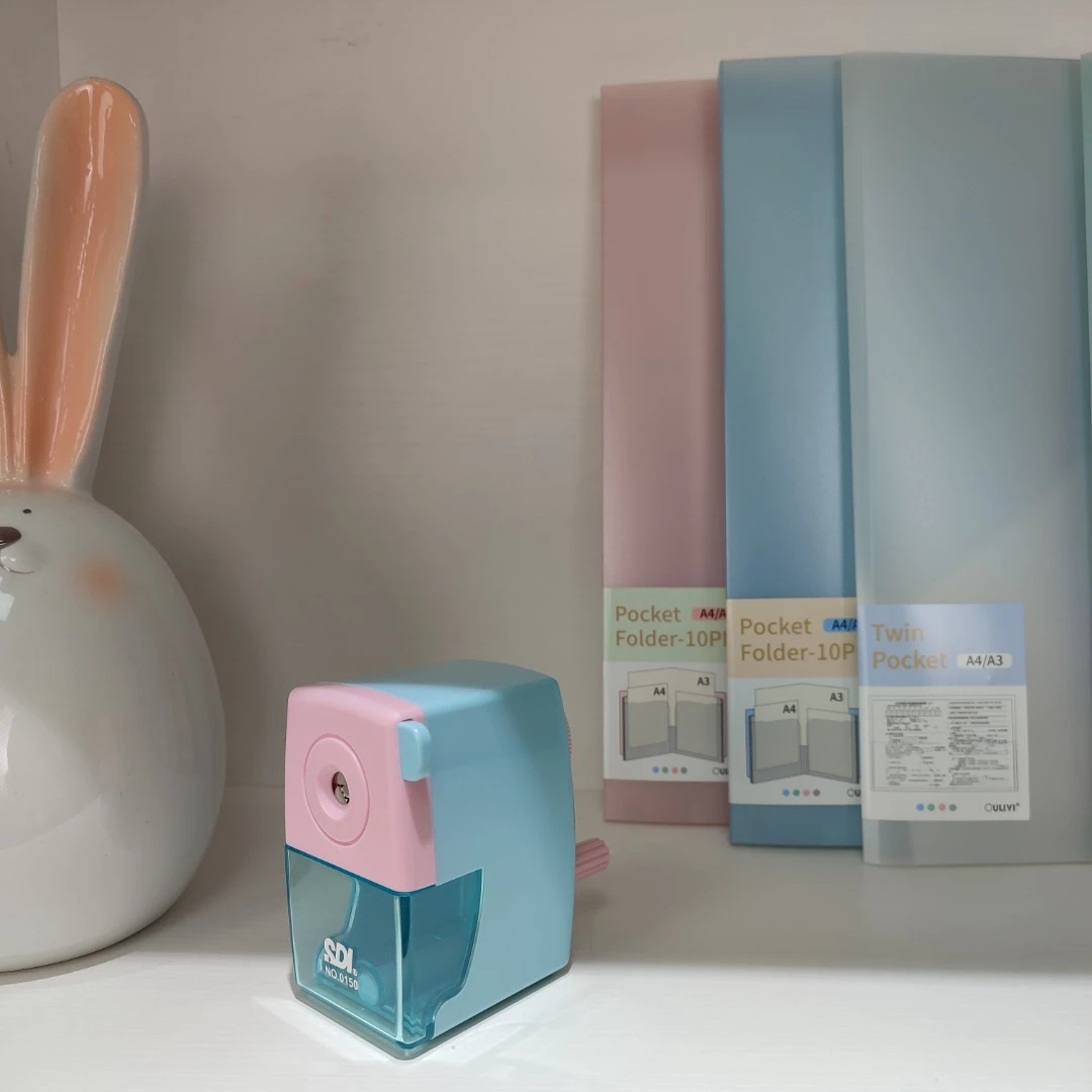 SDI手牌削笔器 铅笔卷笔刀细杆削笔器开学好物自动省力转动