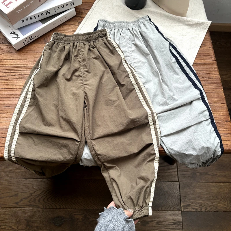 【2024新款】阿又童装男童日系夏季工装裤长裤宽松百搭休闲裤99166X