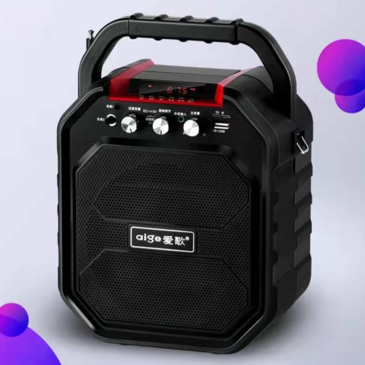 爱歌S28【小身材大音量】K歌播报手提叫卖便携低音炮音响神器唱歌
