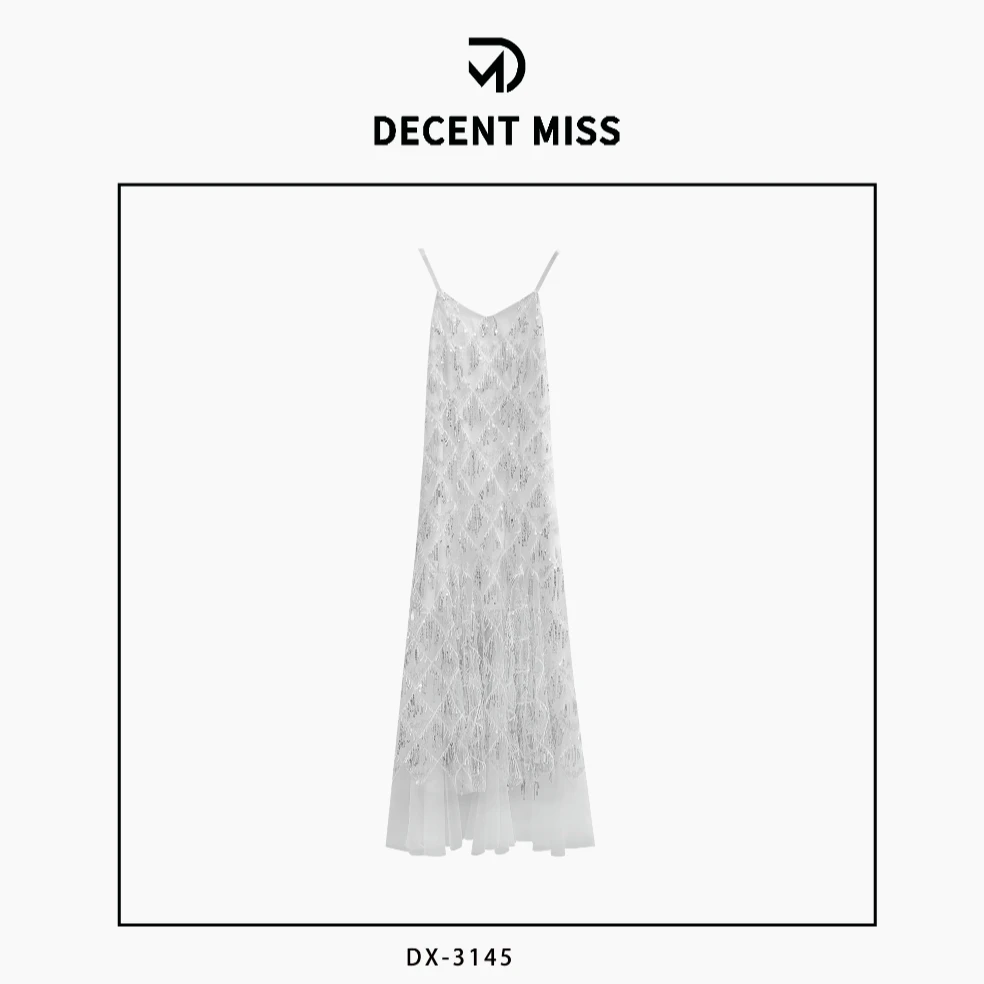 【原创设计】Decent miss定制白月光连衣裙DX-3145