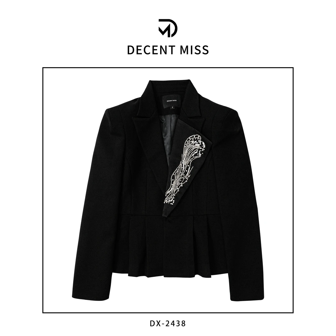【原创设计】Decent miss 全手工刺绣短款外套DX-2438西装