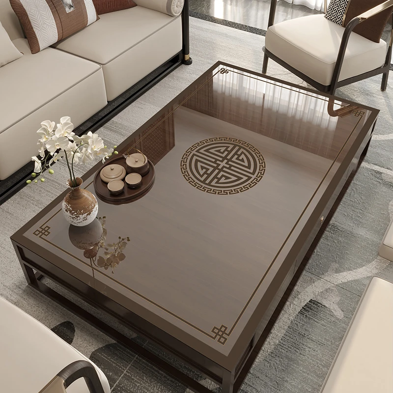 桌垫茶几专用桌布防水防油防烫透明软玻璃水晶板新中式PVC餐桌垫