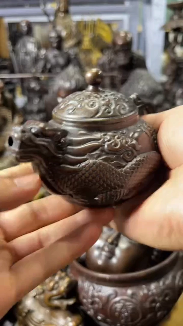 【闪购商品】1案台摆件  物品摆件龙壶