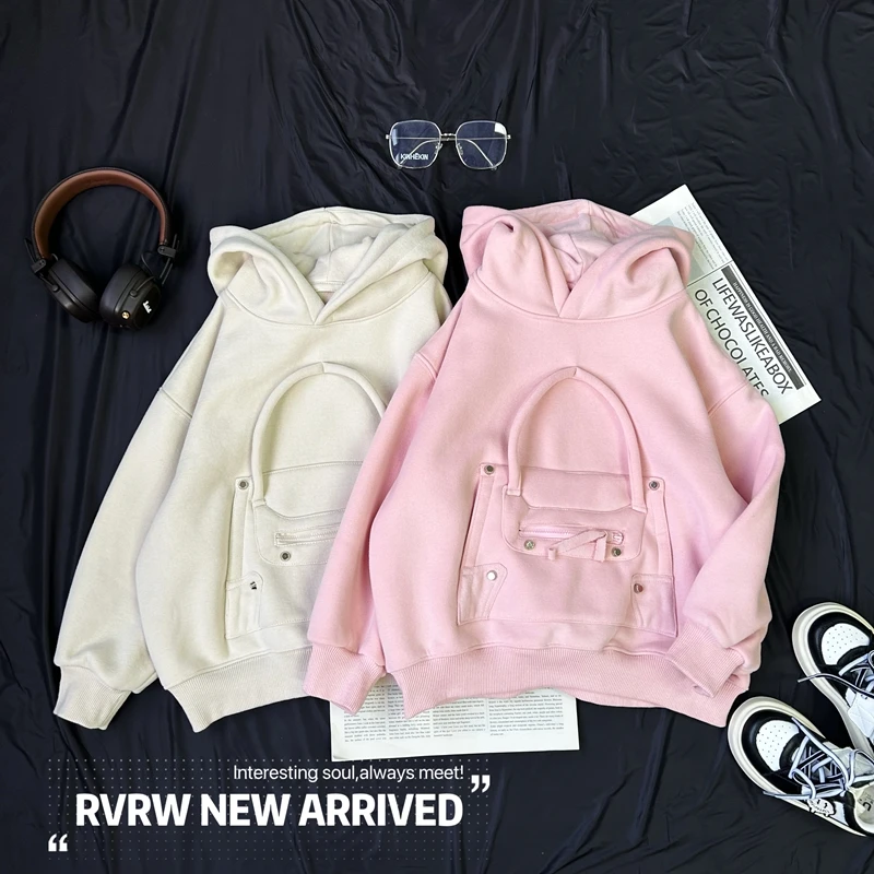 若大王个性立体包连帽百搭冬季休闲时尚套头童装卫衣 DY-BK238