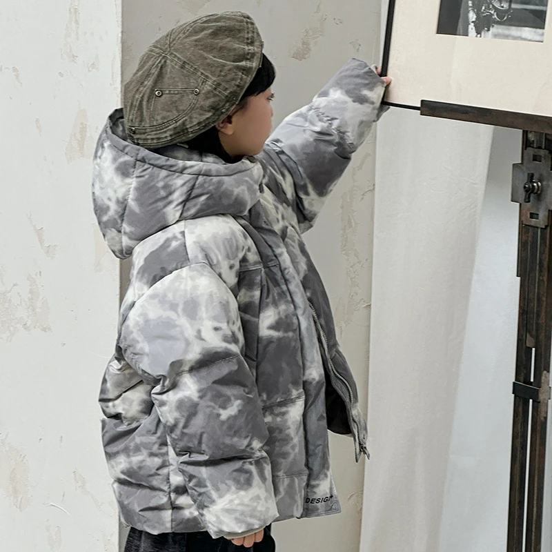 呦奇正品2024新款童装白鸭绒羽绒服U226013