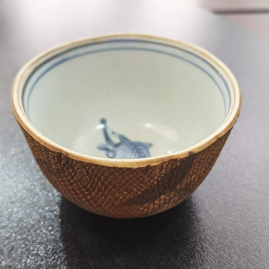 123清代时期花纹杯
