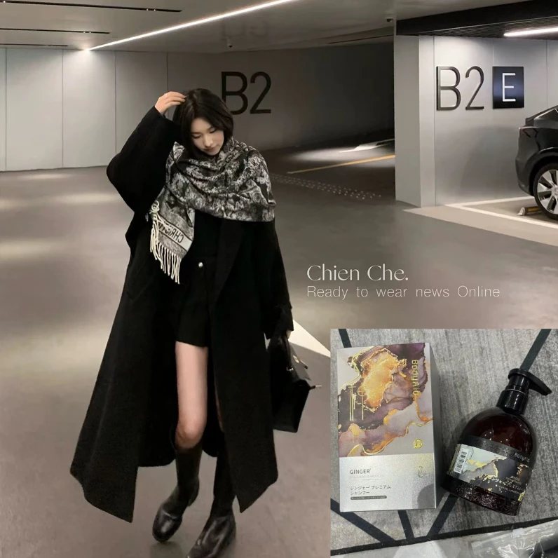 【发S】新款大版毛呢外套女     xfs    集