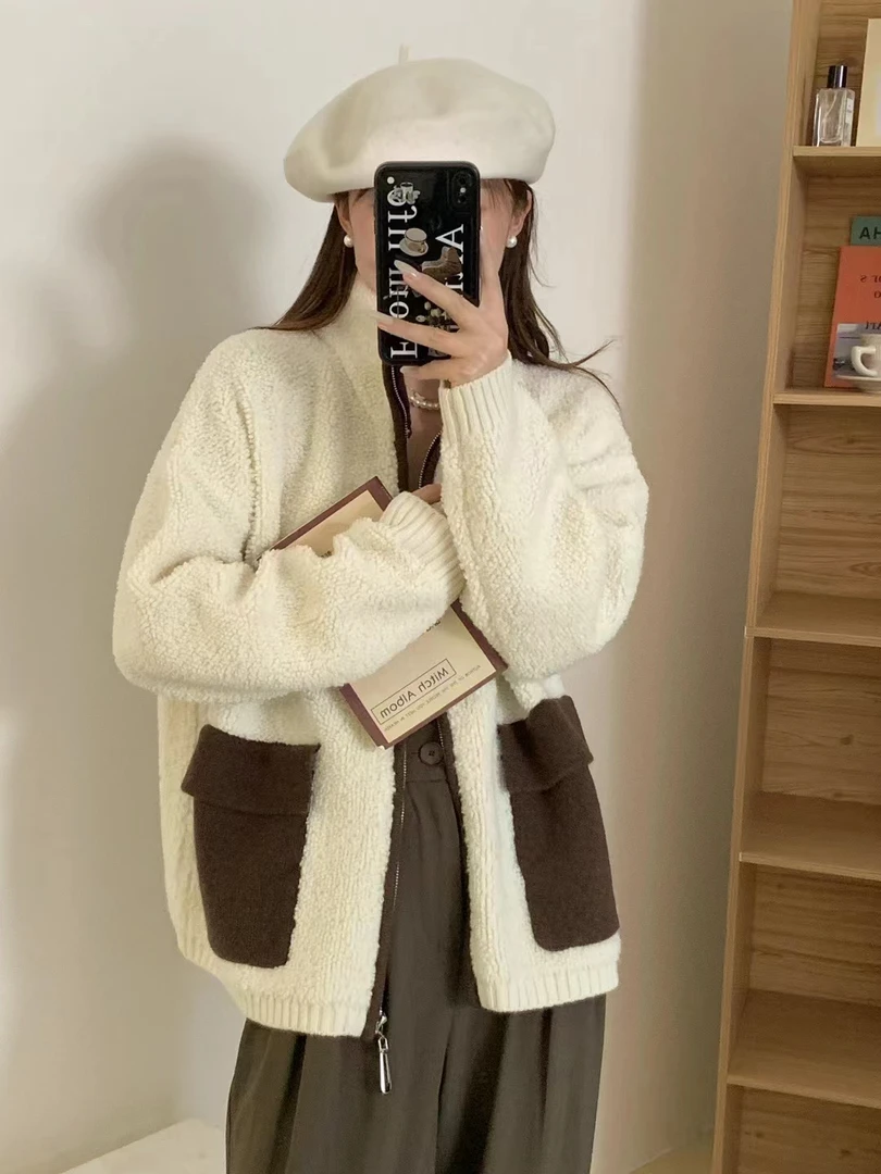 娟姐A401-A450百搭针织高货外套