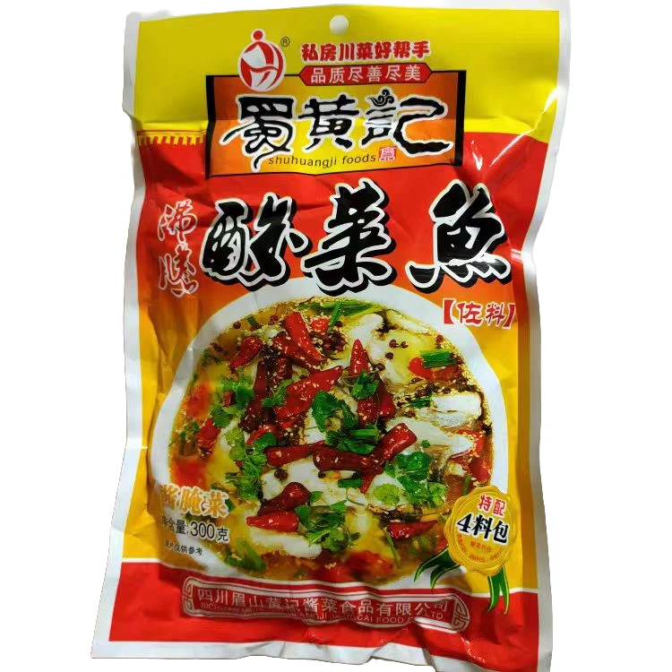 蜀黄记浓腌菜酸菜鱼佐料300g/包