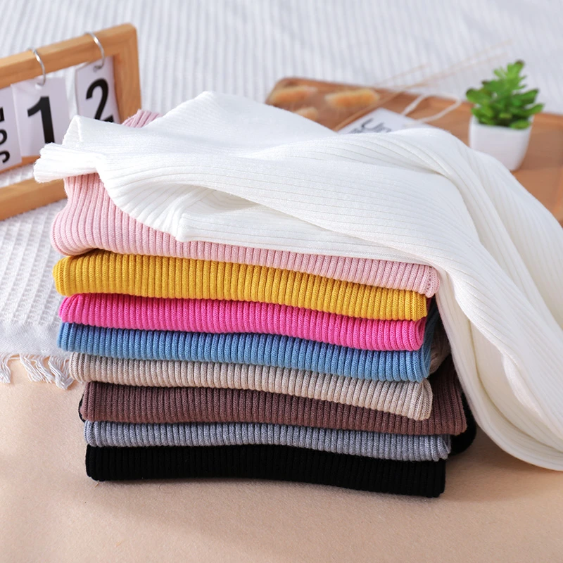 童装女童秋冬针织打底衫儿童毛衣小女孩百搭韩版半高领套头上衣