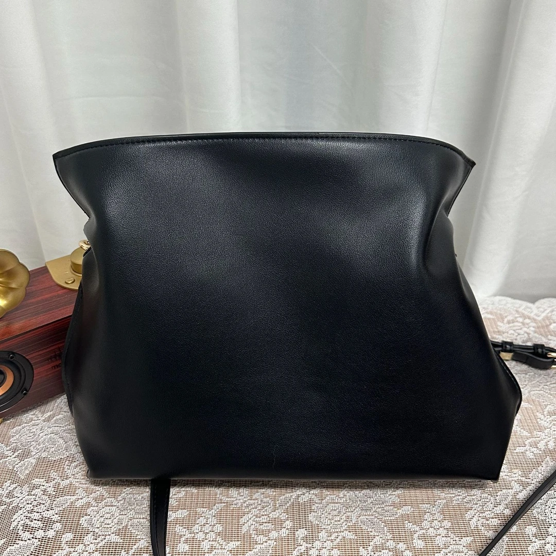 YAY时尚百搭托特包小众水桶包单肩双肩包女士8260-黑色