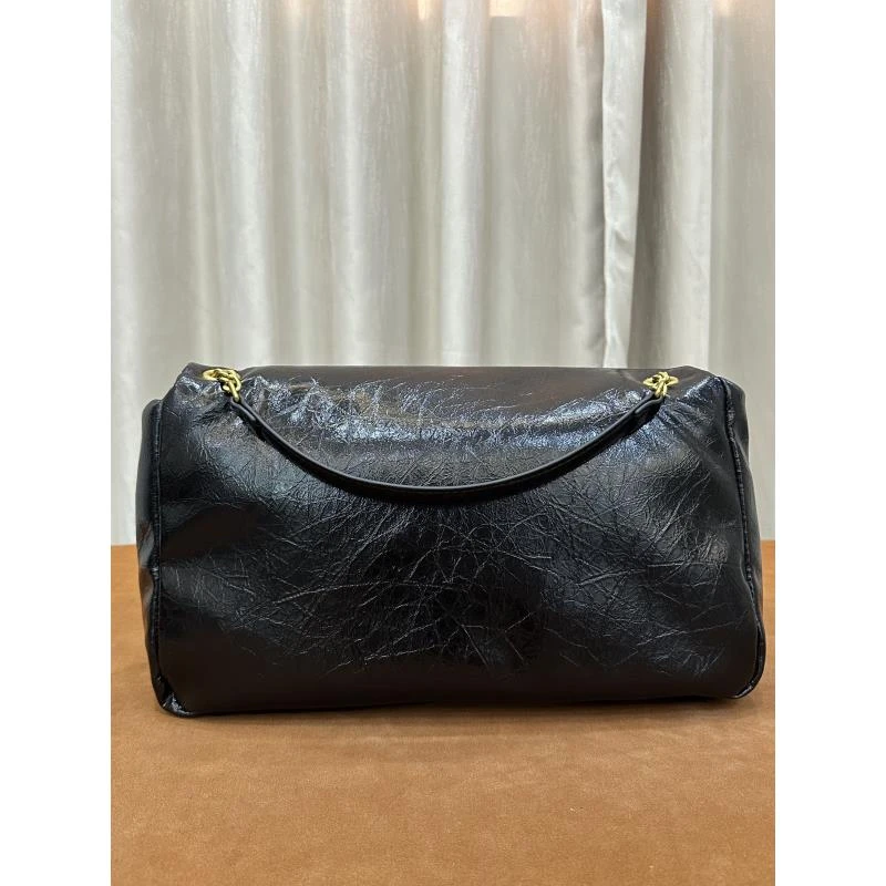 YAY时尚信封包女托特包韩版洋气质感链条女包HW011黑