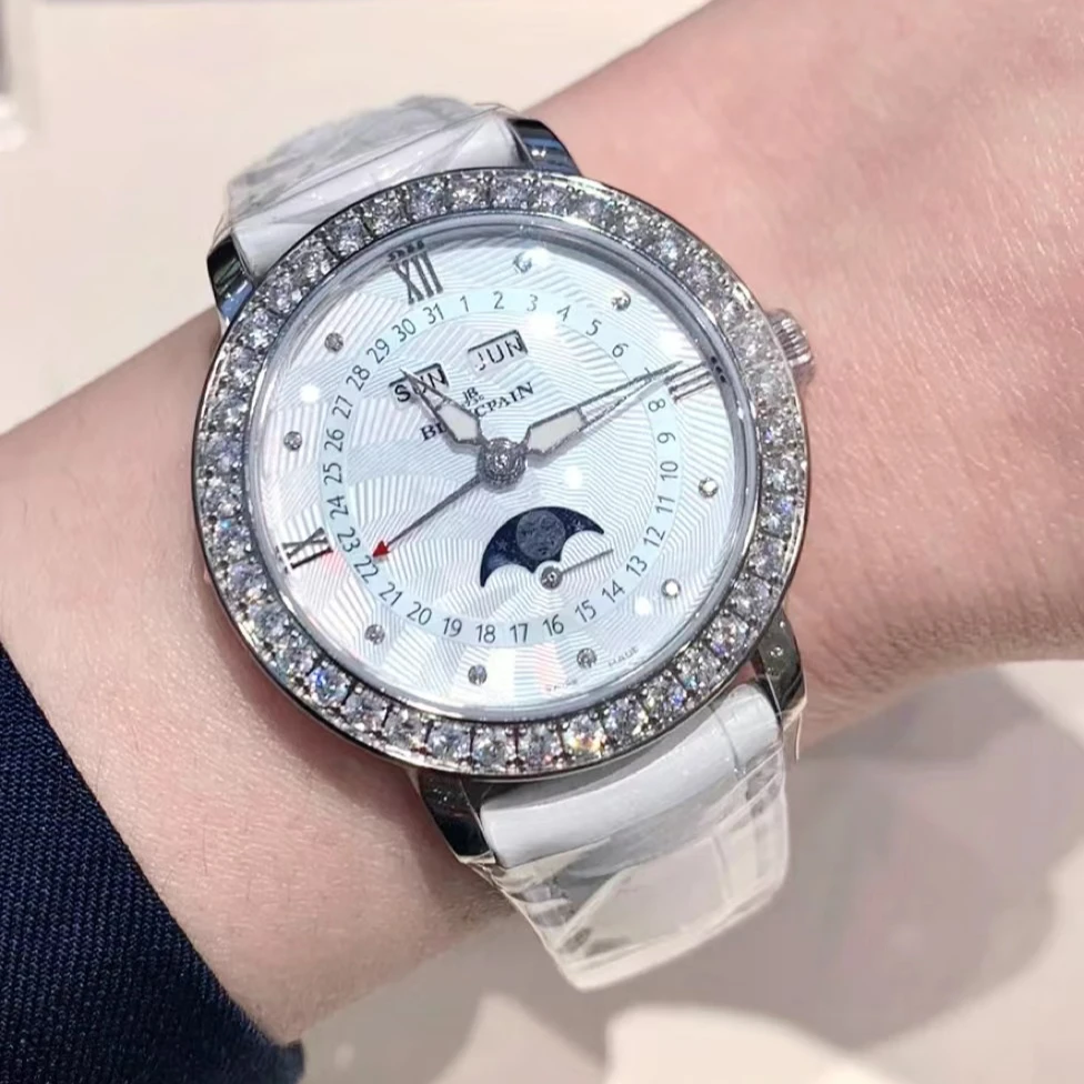 99新 宝珀 月亮美人女表/自动/SS/35mm/盒证