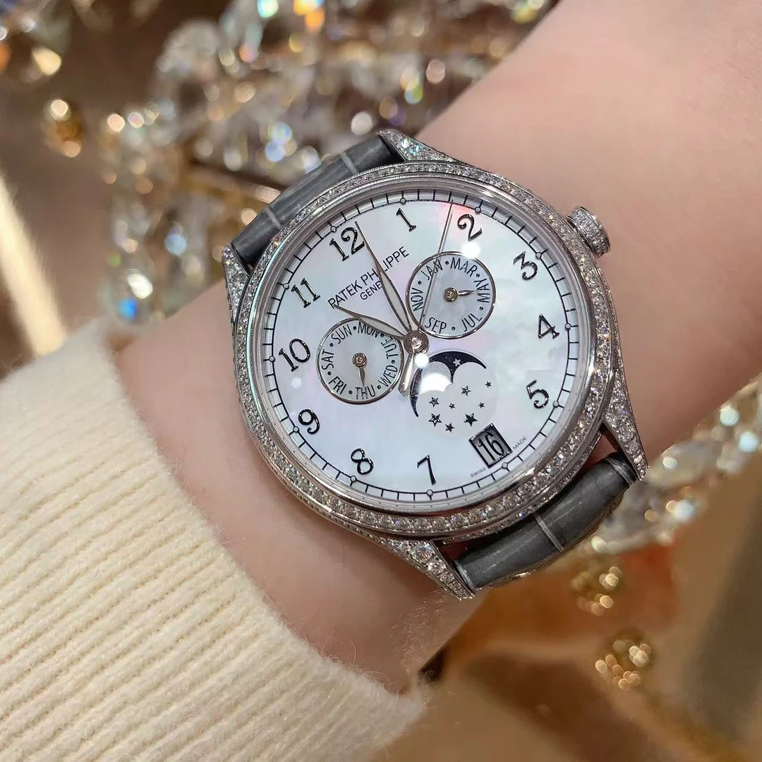 99新 Patek Philippe/百达翡丽 4948#/自动/白金/38mm/21盒证