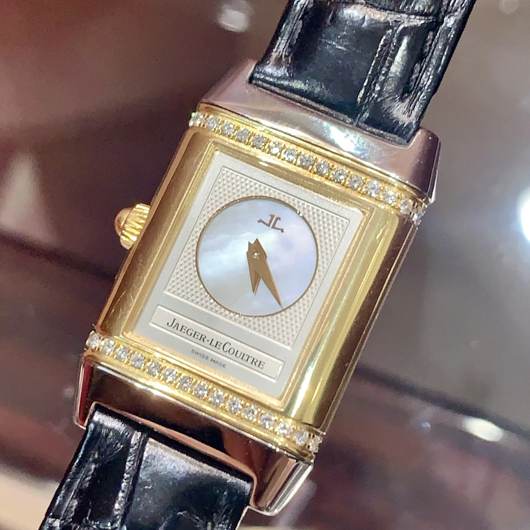 99新 Jaeger-LeCoultre/积家 双面翻转女表/手动机械/表径20*33mm