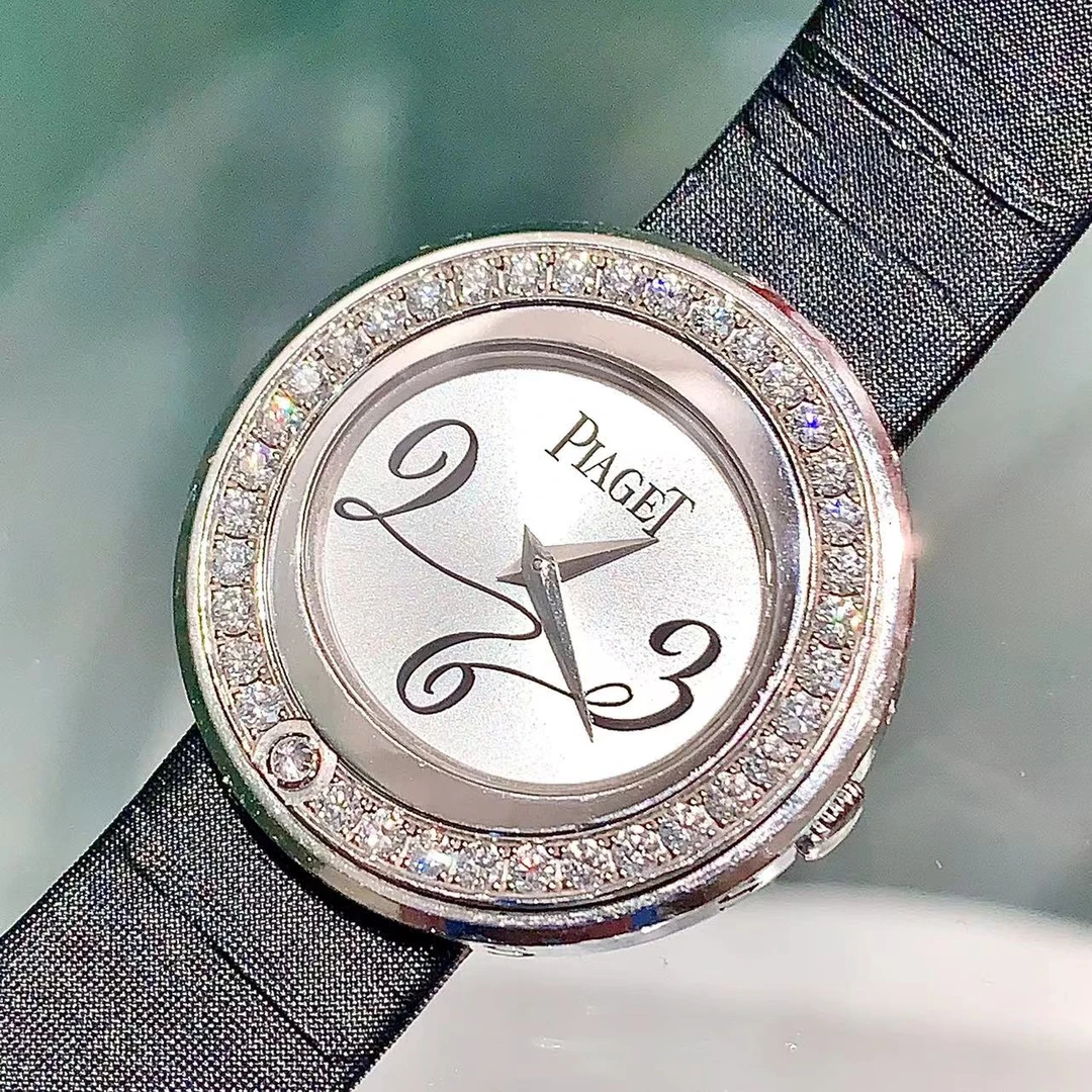 99新 Piaget/伯爵 钻表/原钻/石英/29mm/白金/女表