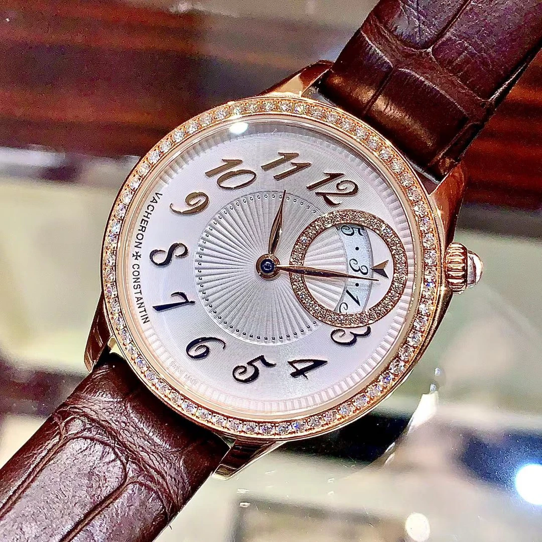 99新 Vacheron Constantin/江诗丹顿 伊灵女神/石英/盒证/30mm