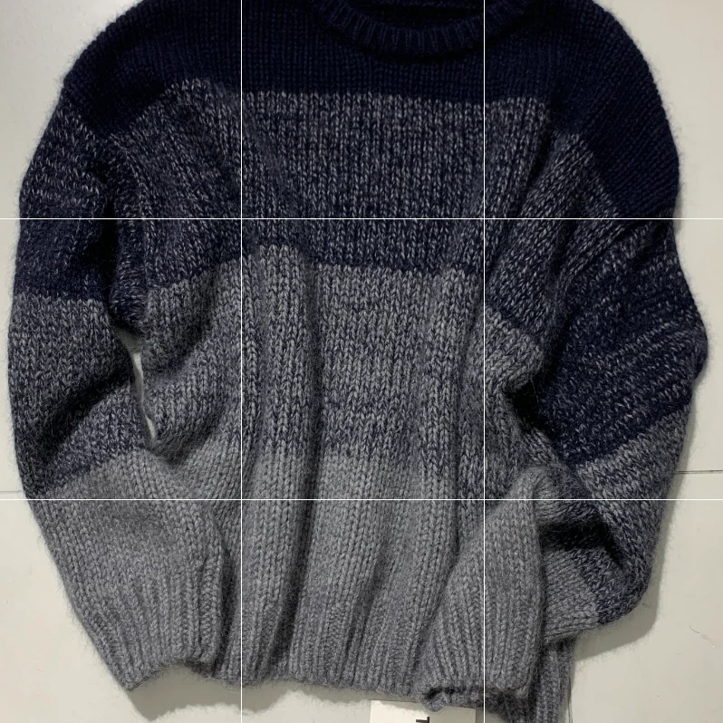 【摩姐姐欧韩】高品质渐变套头羊毛衫