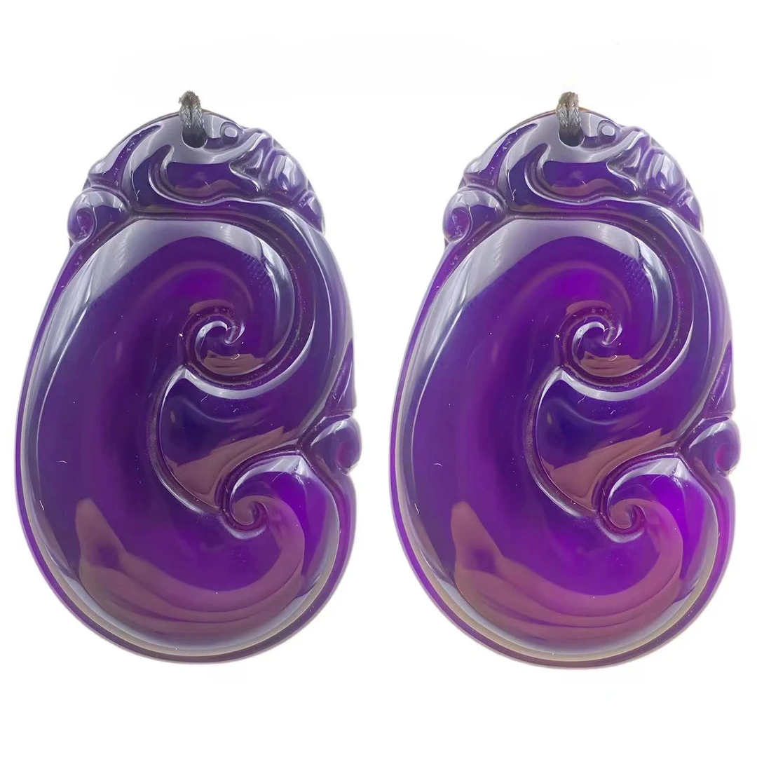 藏收级紫舒俱玛瑙如意设计款项链X460-多样性只发一件