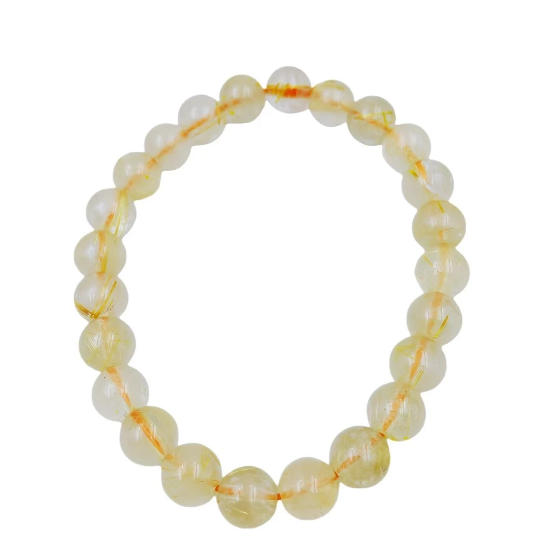 高档珠宝水晶黄发晶贵气珠珠D手串S1127-S1123多样性发