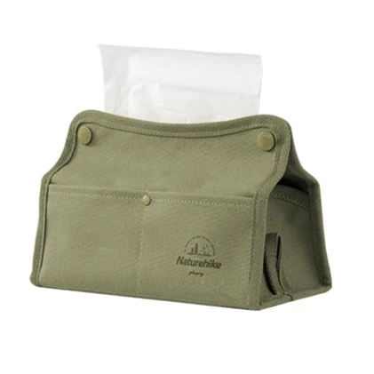 【挪客帆布纸巾收纳盒】户外餐桌茶几抽纸盒露营家用收纳袋