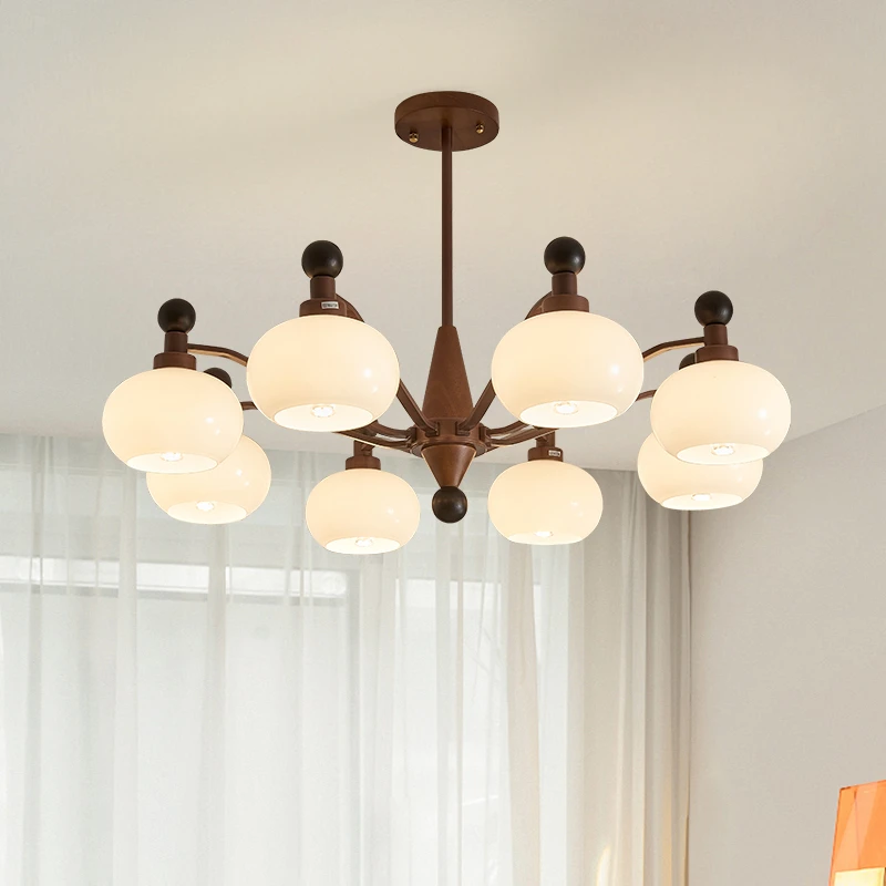 客厅吊灯中古南洋风大气法式复古组合吊灯卧室餐厅护眼吊灯客厅灯