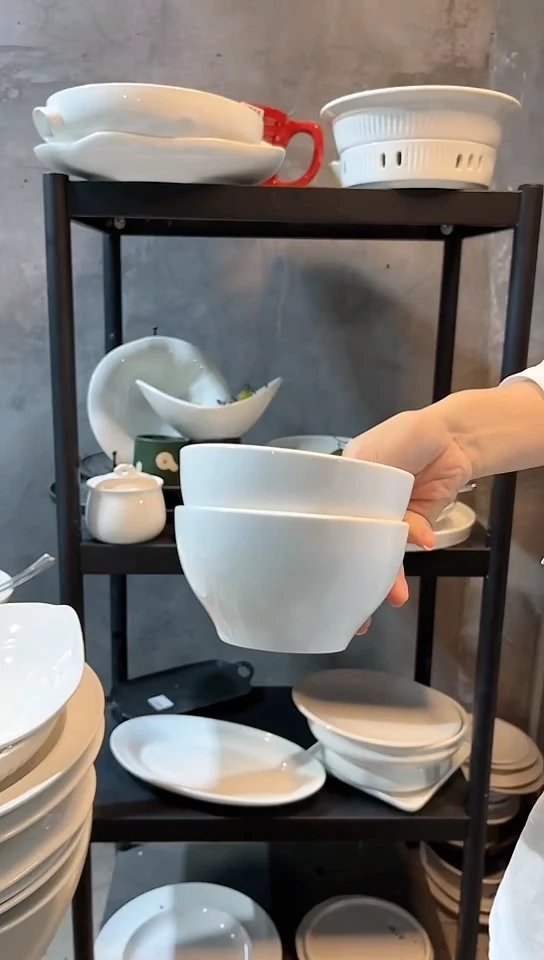 【闪购商品】瓷其他5英寸2个装米饭碗微瑕不带勺叉