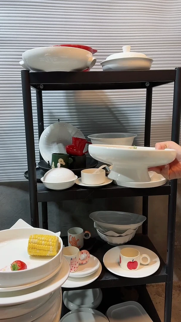 【闪购商品】瓷其他8英寸高脚碗